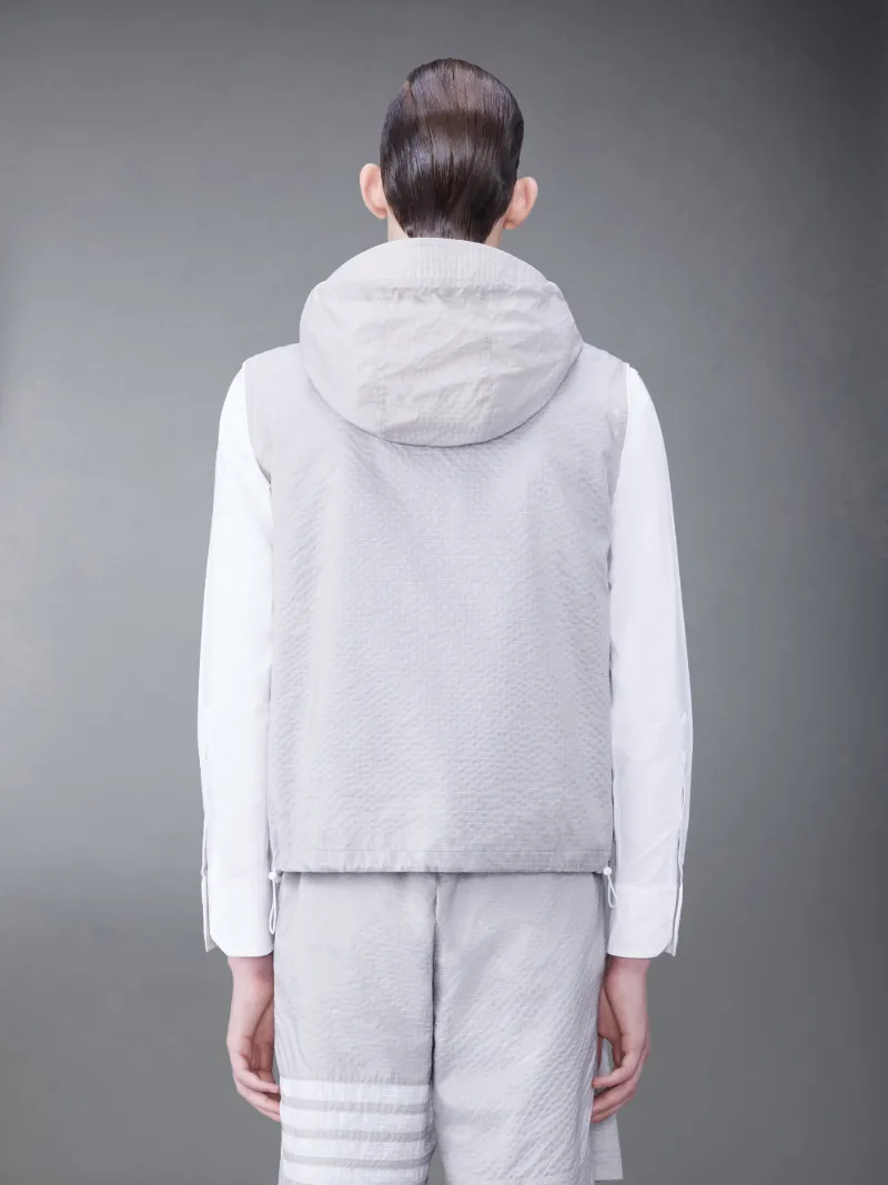 THOM BROWNE トムブラウンベストフォールドアウトフード THOM BROWNE トムブラウンベストフォールドアウトフード