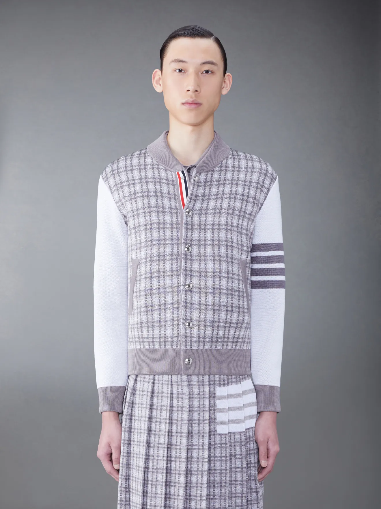 シルク4バーボマージャケット がセール価格に | Thom Browne 