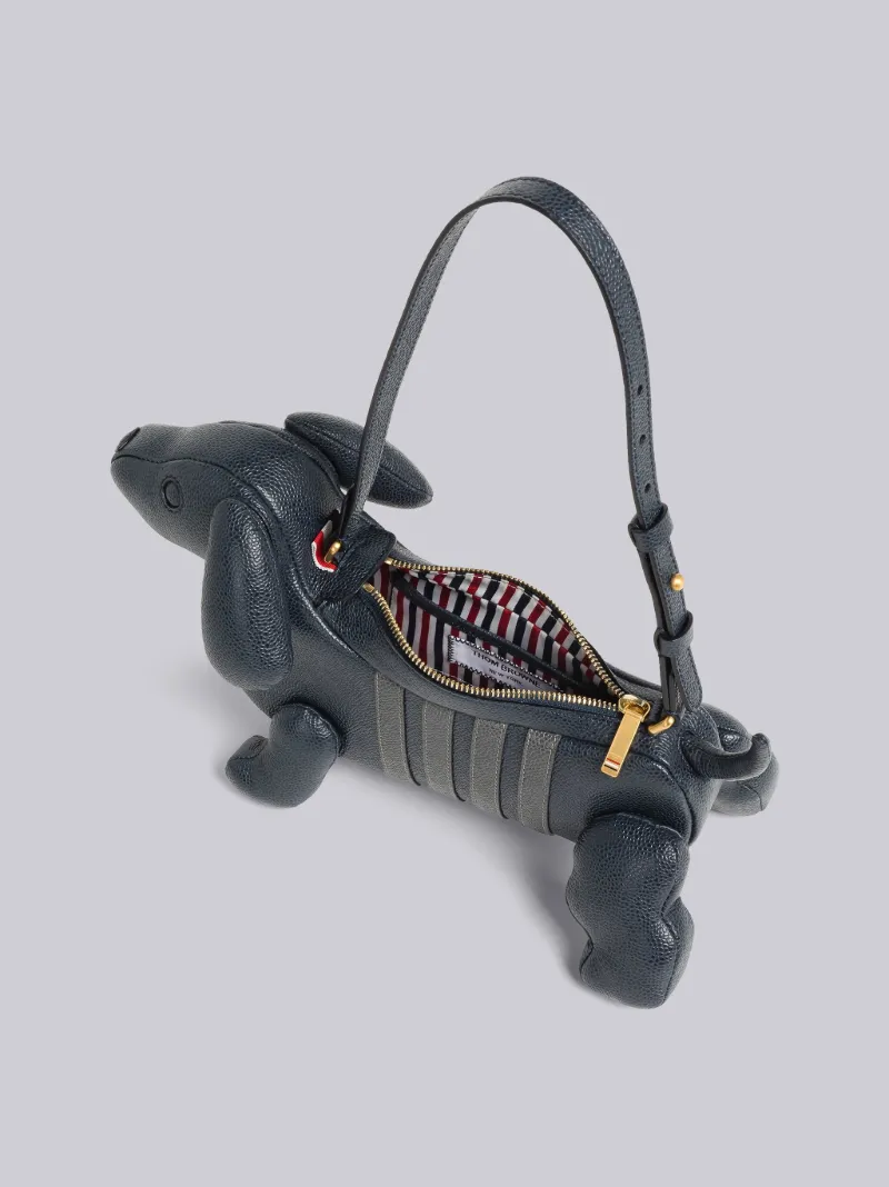 ペブルグレイン 4bar Hector バゲットバッグブルー | Thom Browne 公式  