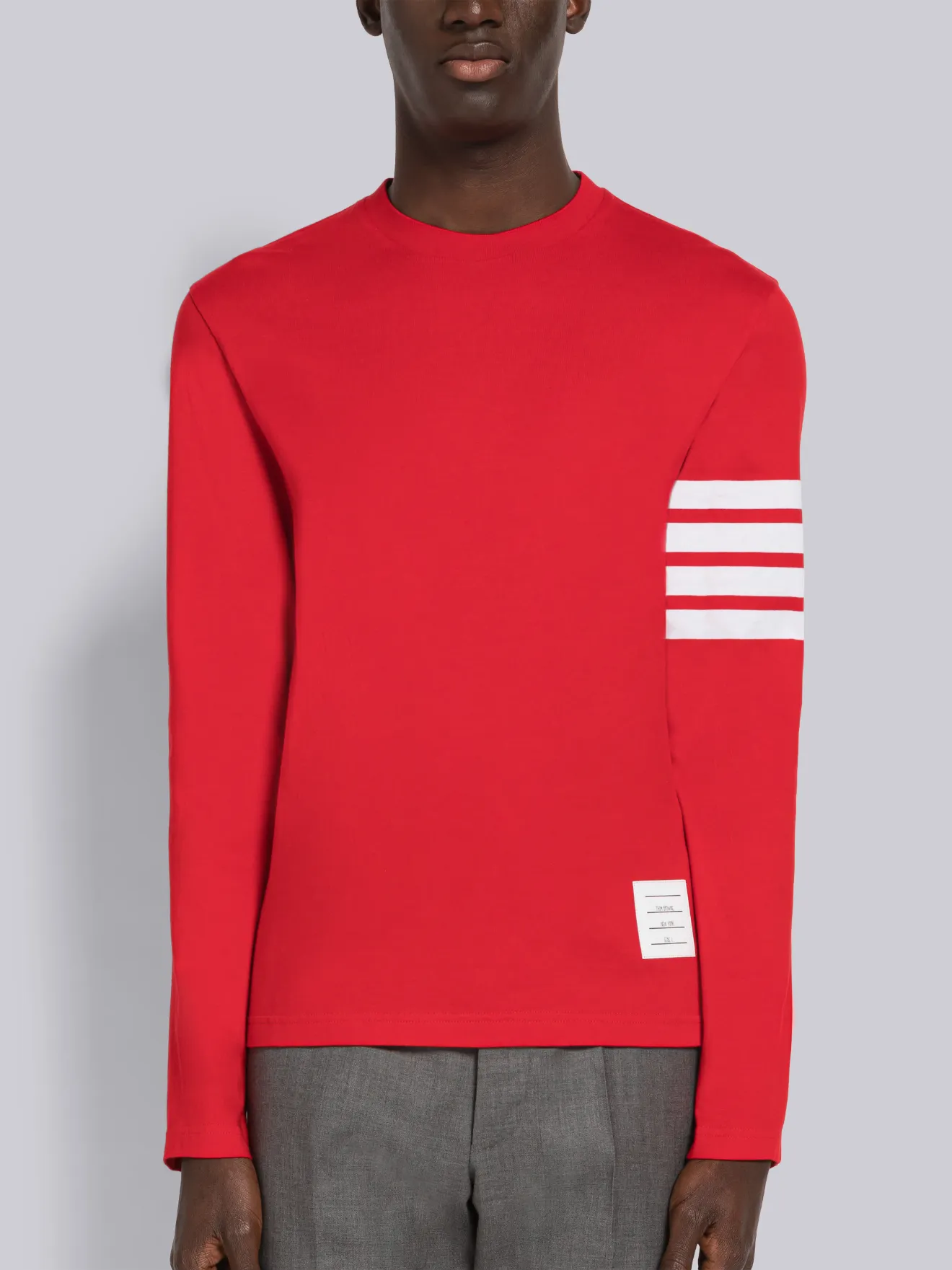 4BAR ロングTシャツレッド | Thom Browne 公式オンラインサイト