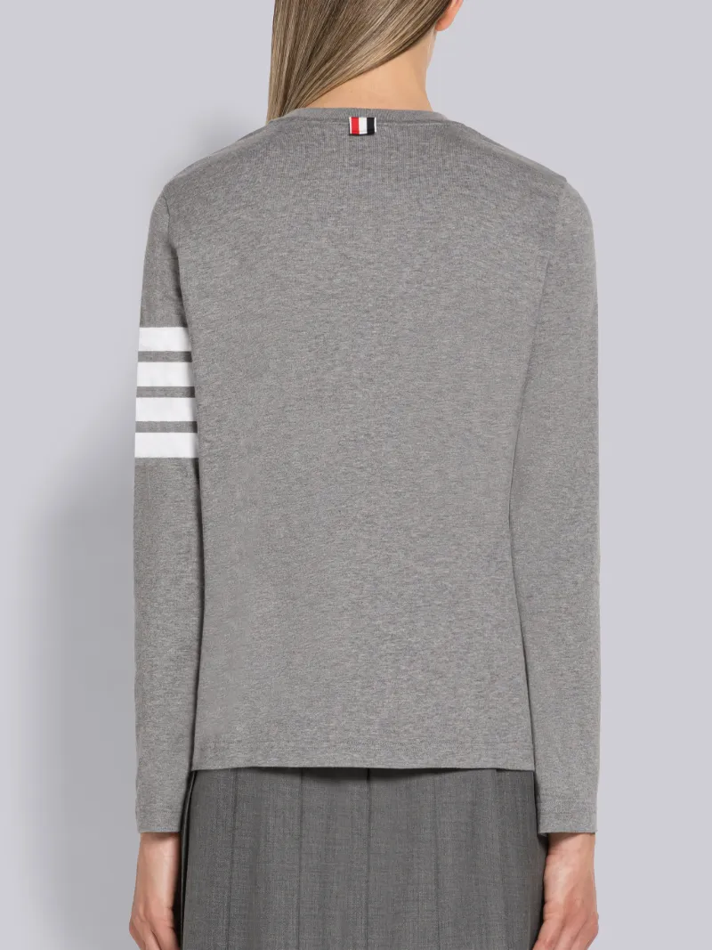 4BAR ロングTシャツグレー | Thom Browne 公式オンラインサイト