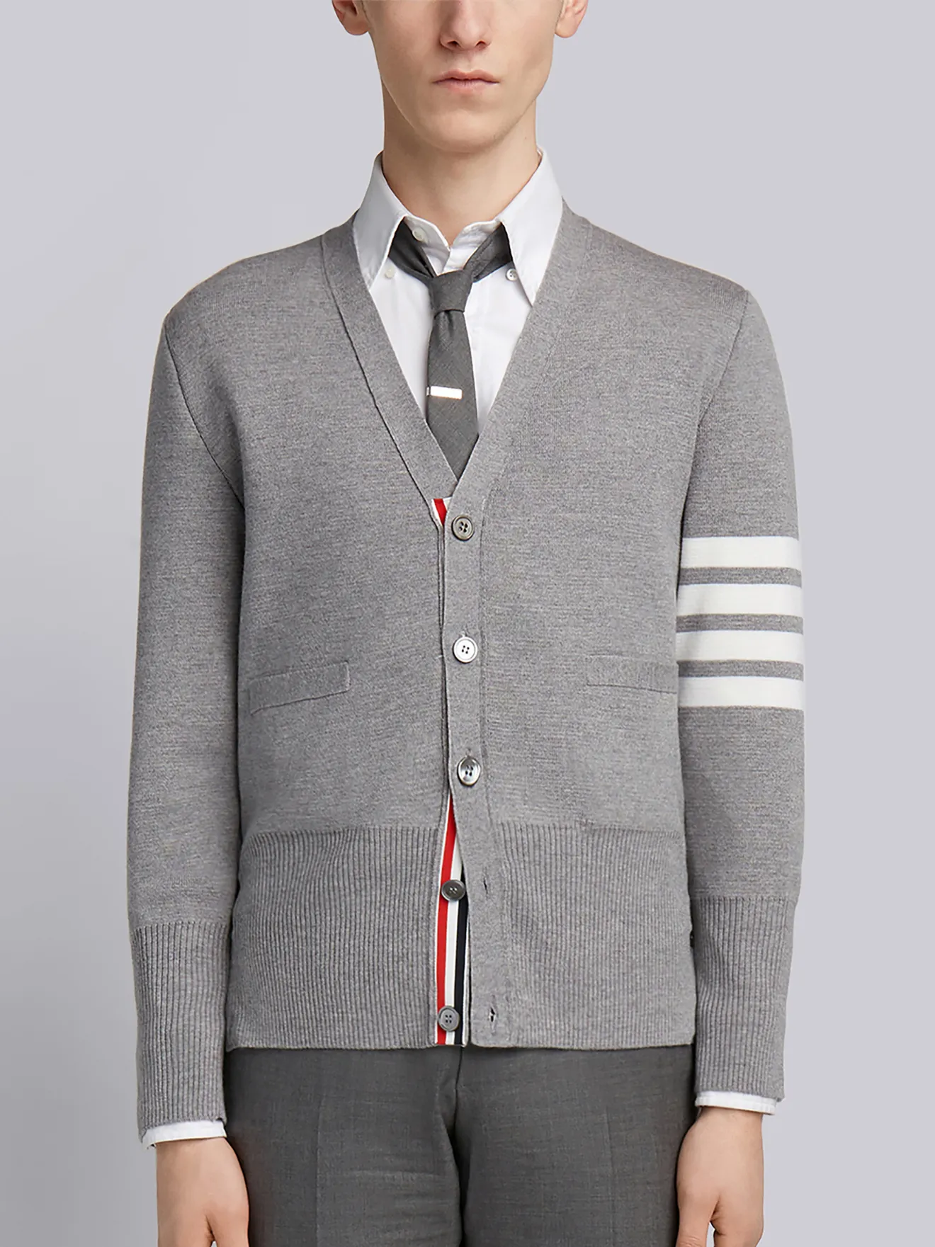 日本製・綿100% 確認用 THOM BROWNE トムブラウン カーディガン Tonal