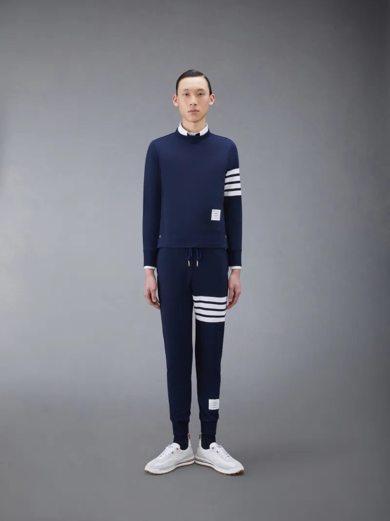 THOM BROWNE 4BAR クルーネックスウェット-