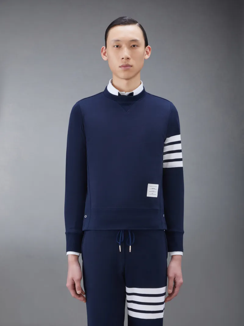 THOM BROWNE 4BAR クルーネックスウェット-