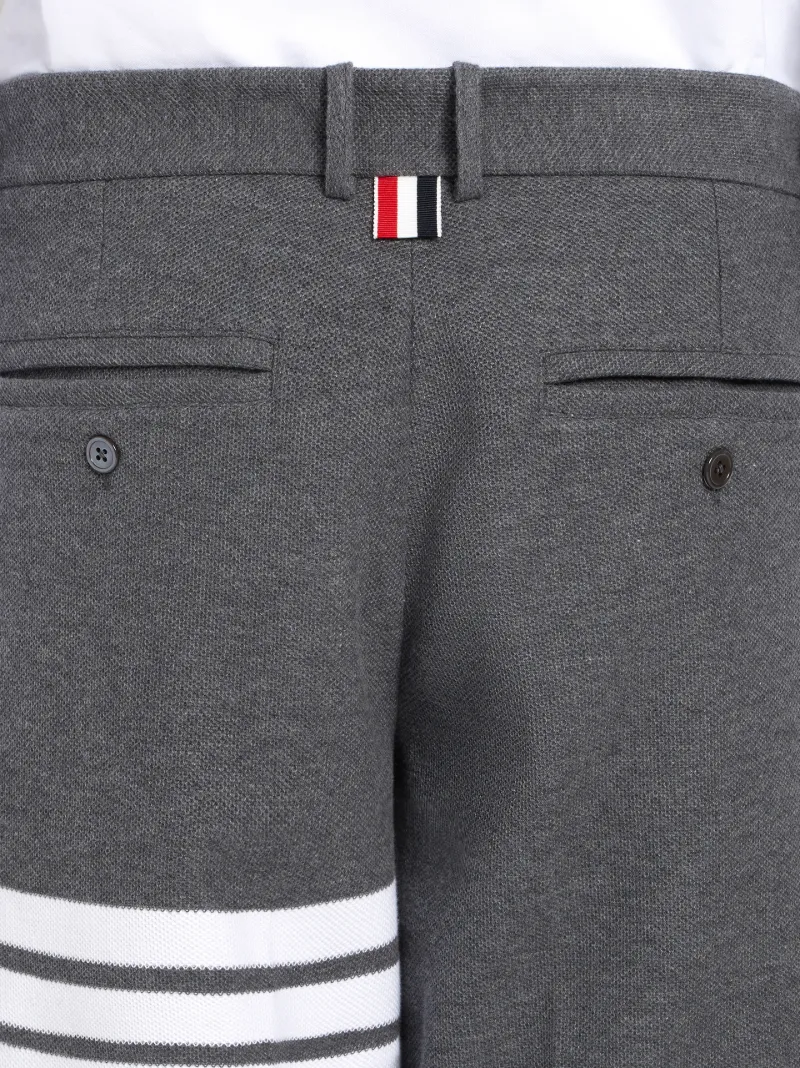 THOM BROWNE 4BAR ピケ チノトラウザー