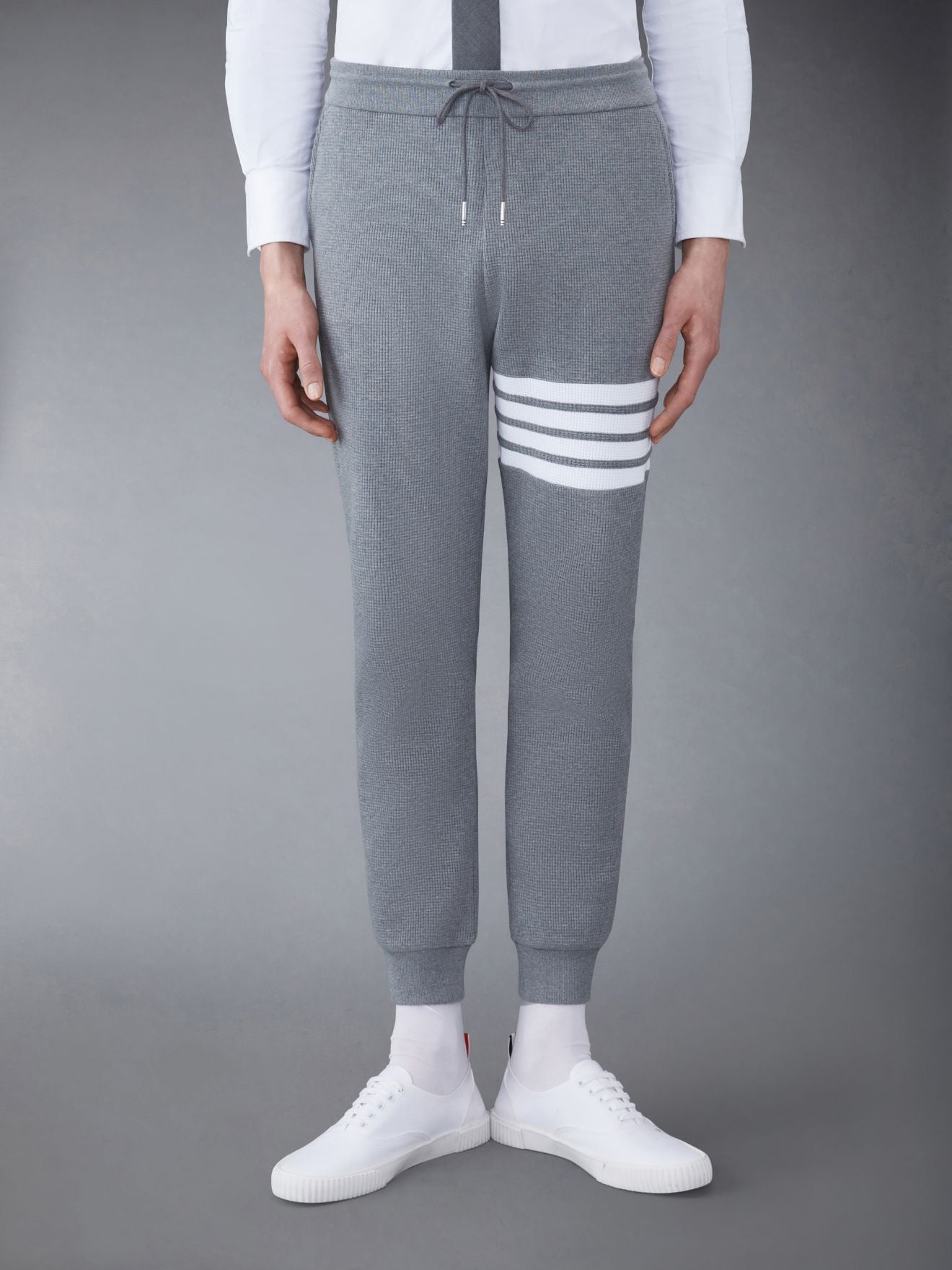 Thom Browne Waffle 4BAR Sweat Pants-eastgate.mk