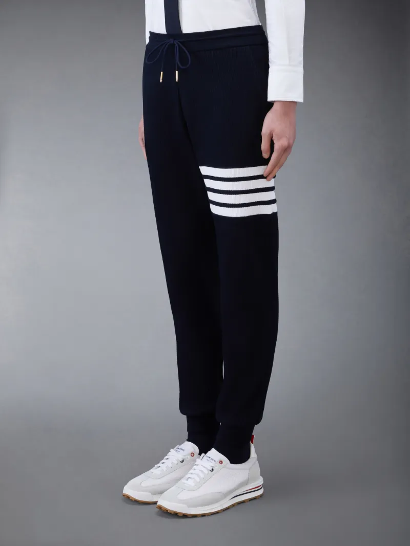 Thom Browne Waffle 4BAR Sweat Pants