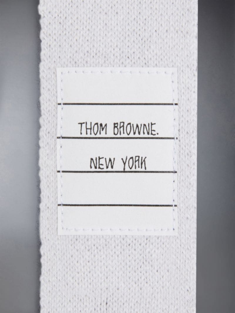 ミディアムグレー カシミア ニット 4BAR ネクタイグレー | Thom Browne ...