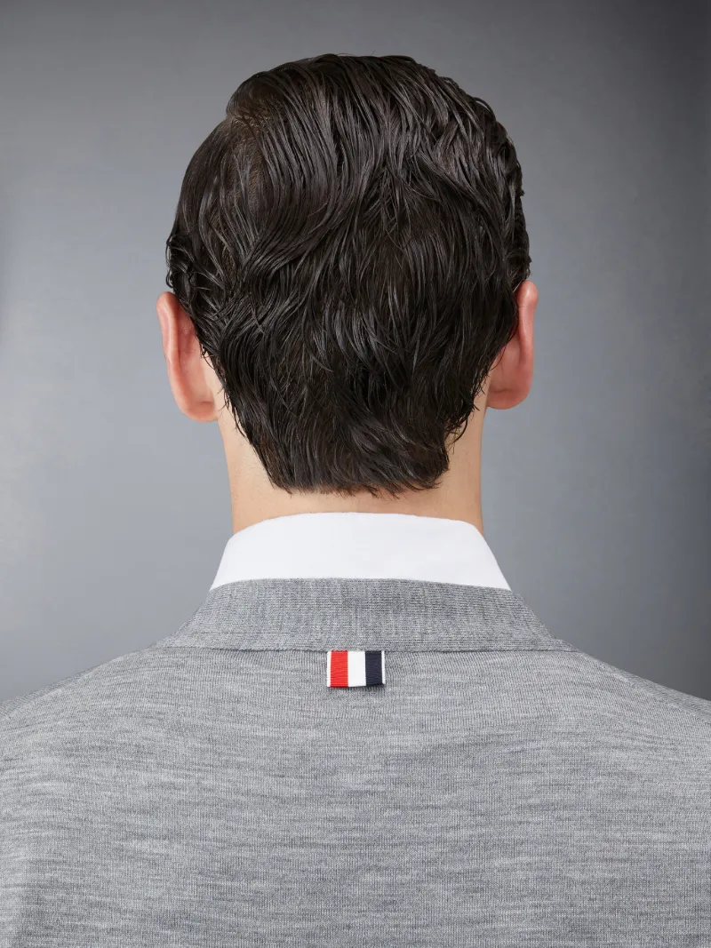 4BAR カーディガングレー | Thom Browne 公式オンラインサイト 4BAR カーディガングレー | Thom Browne 公式オンラインサイト