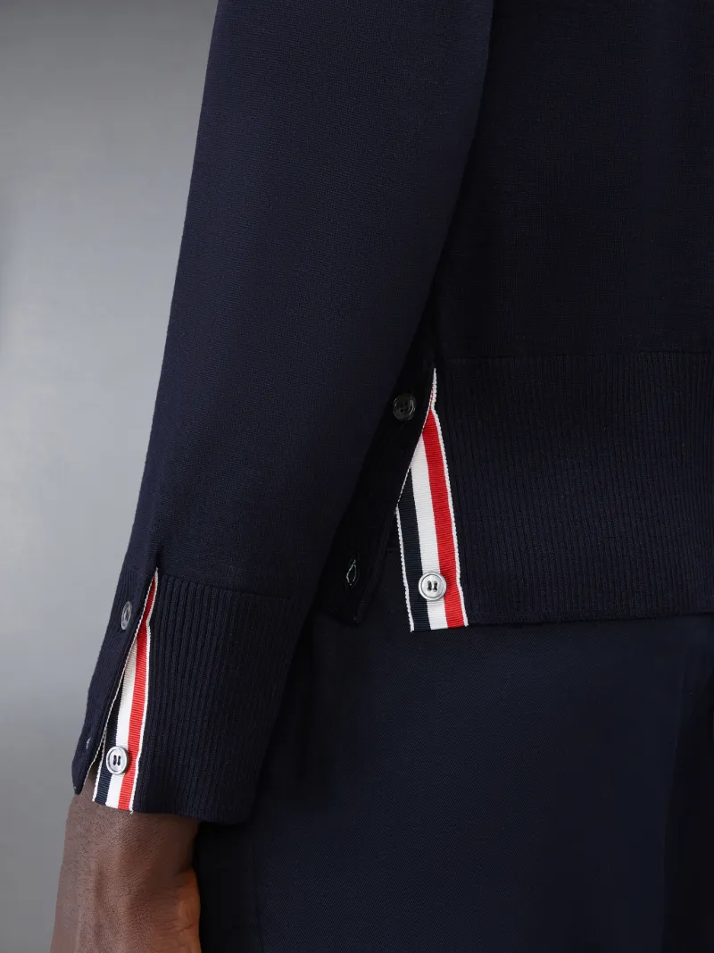 4BAR カーディガンブルー | Thom Browne 公式オンラインサイト