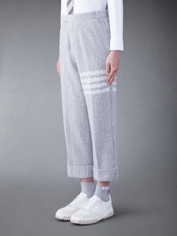 THOM BROWNE ショートパンツ 1(S位) 白x青x黄等(ストライプ)