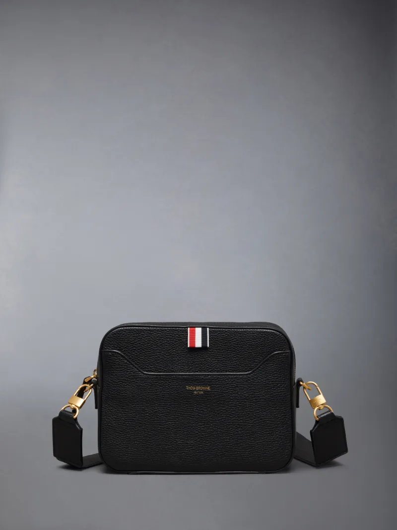 ソフト ぺブルグレイン 4BAR スモール カメラバッグブラック | Thom  