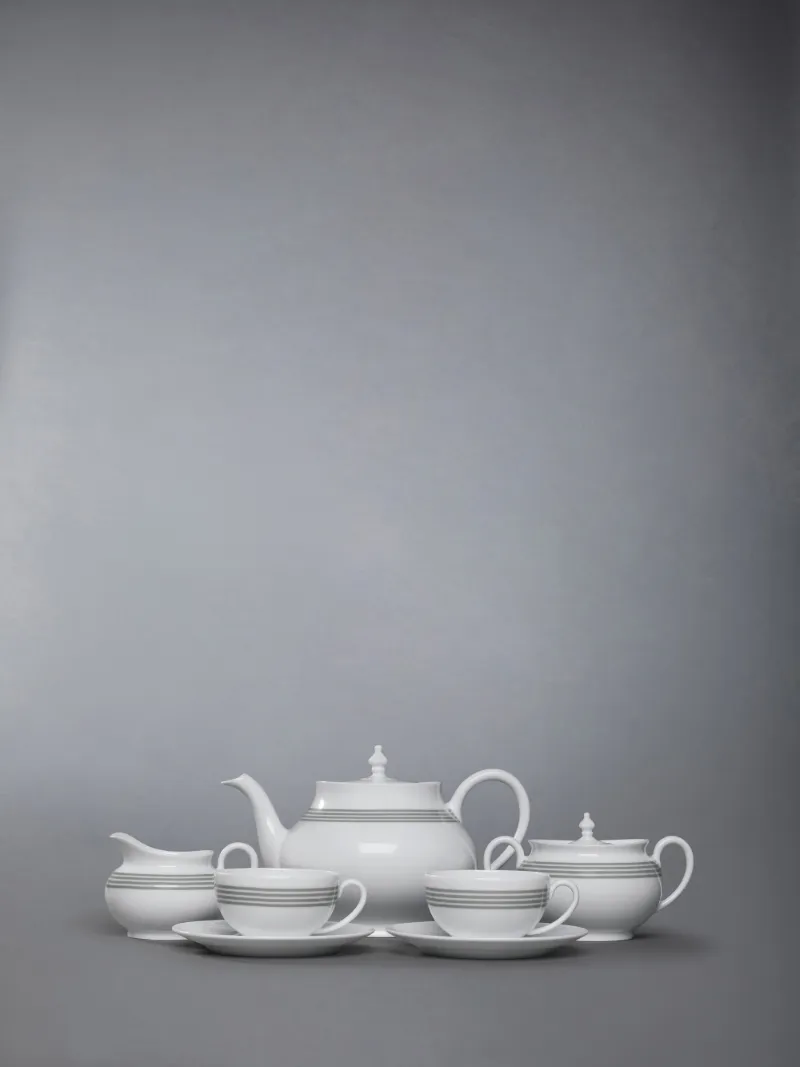 リモージュ磁器 4BAR アビランド ティータイムセットホワイト | Thom  