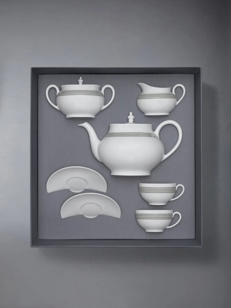 リモージュ磁器 4BAR アビランド ティータイムセットホワイト | Thom  