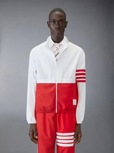 4BAR トラックジャケットグレー | Thom Browne 公式オンラインサイト 4BAR トラックジャケットグレー | Thom Browne 公式オンラインサイト