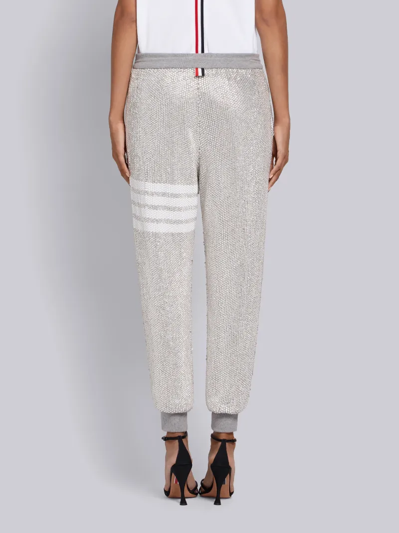 Allover Crystal Sweatpants