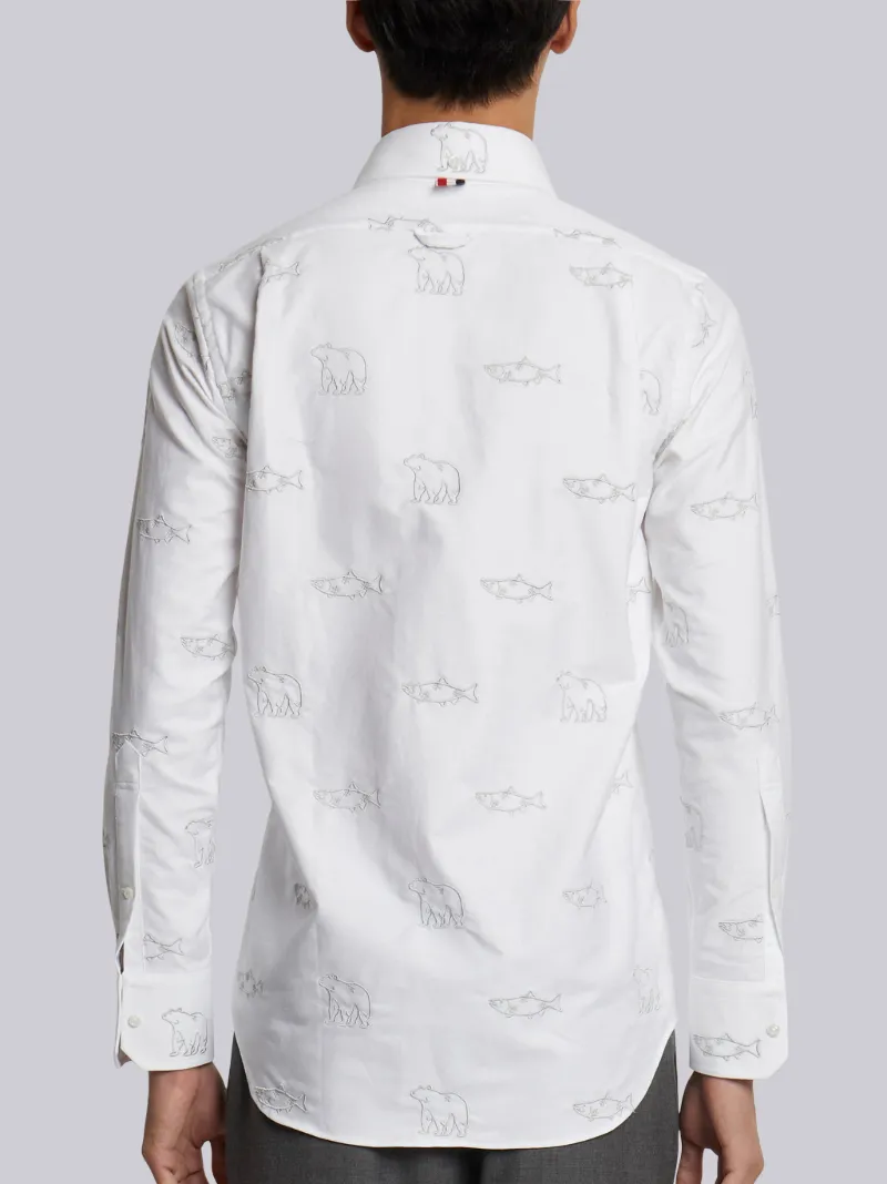 embroidered long sleeve shirt