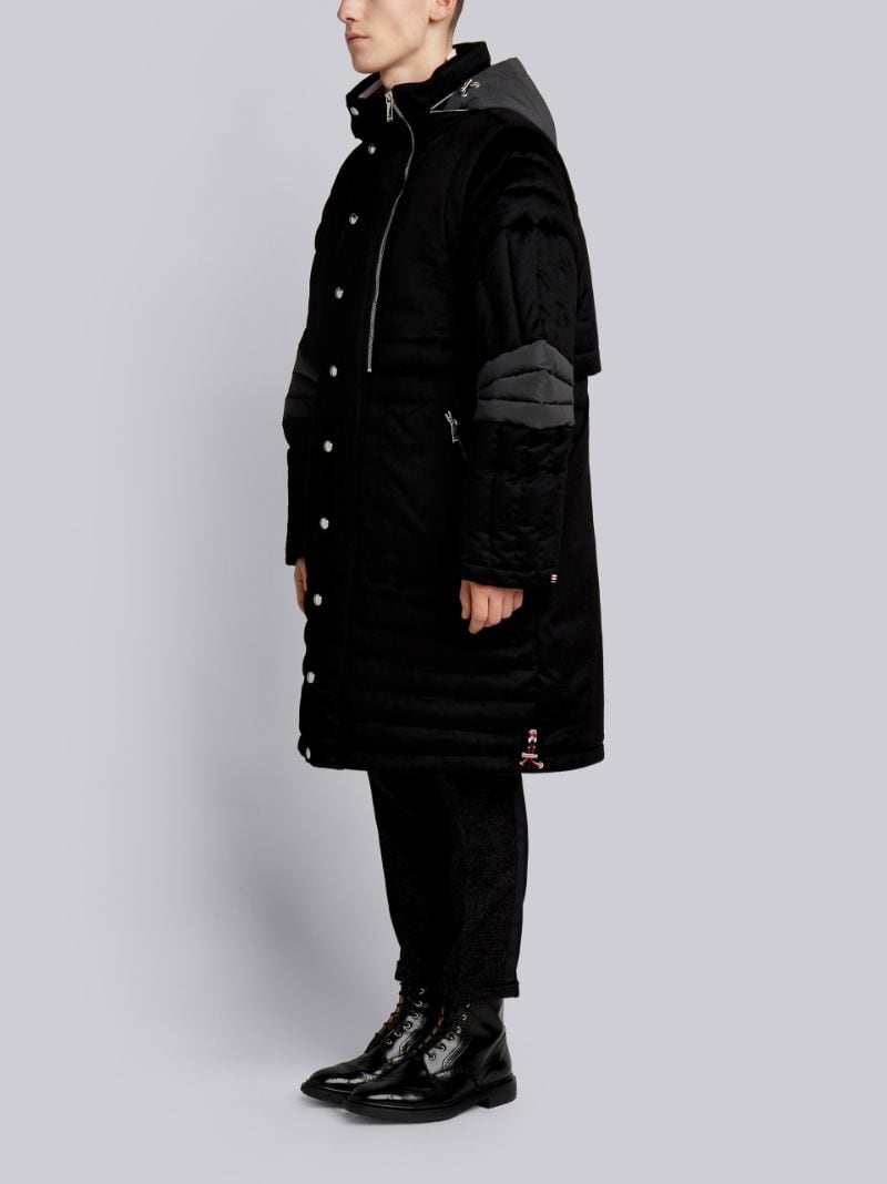 Articulated Down Cashmere Parka