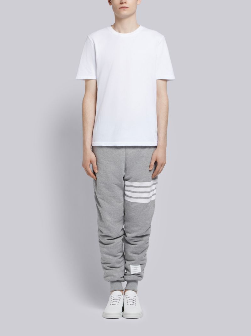 thom browne black sweatpants