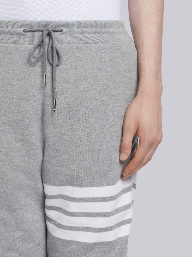 thom browne black sweatpants