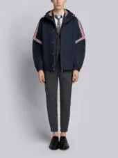 Articulated Oversized Mackintosh Jacket