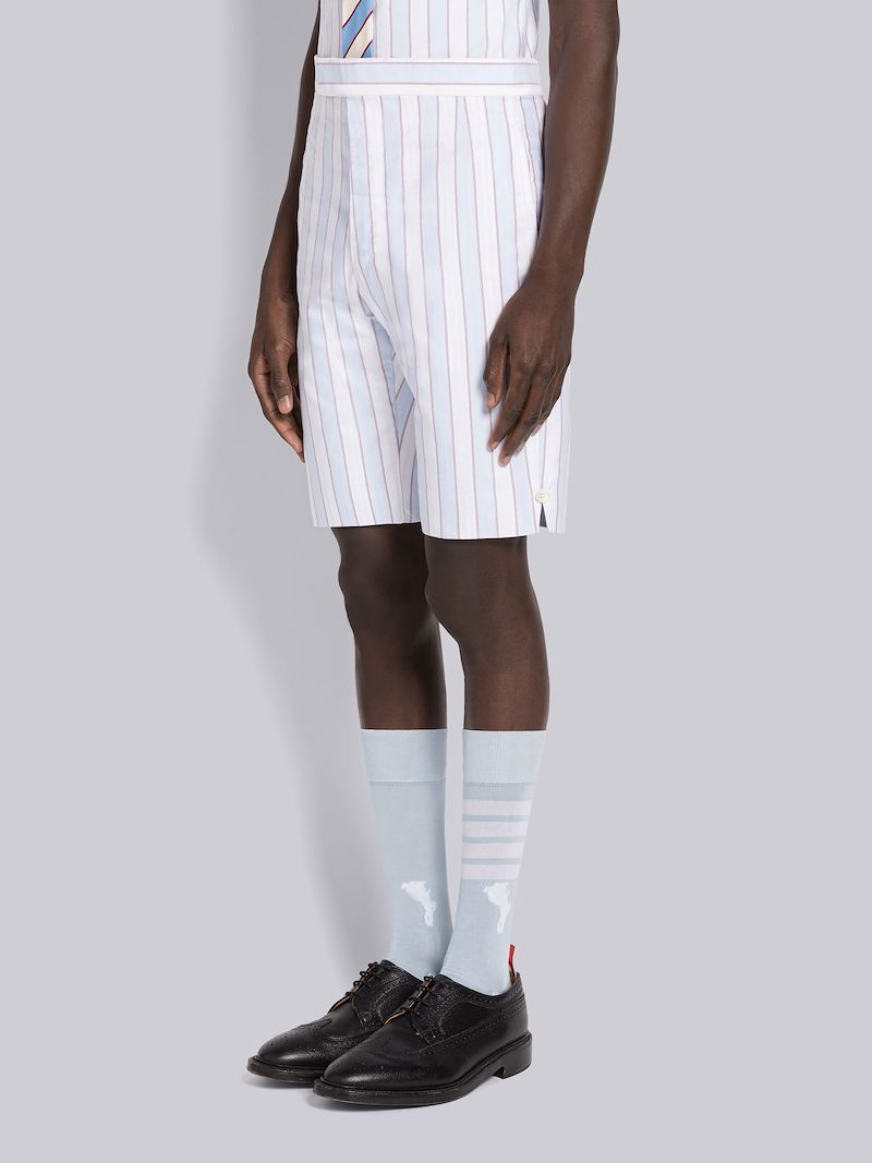Awning Stripe Oxford Classic Backstrap Short