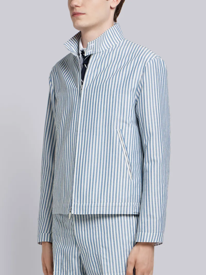 Bar Stripe Wool Baracuta Jacket | Thom Browne
