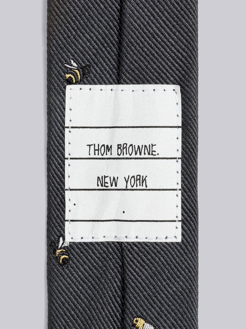 BIRDS AND BEES JACQUARD CLASSIC TIE