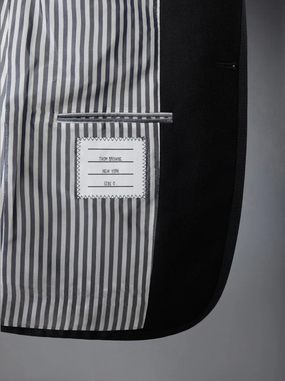 BLACK 2PLY MOHAIR CLASSIC TUXEDO | Thom Browne