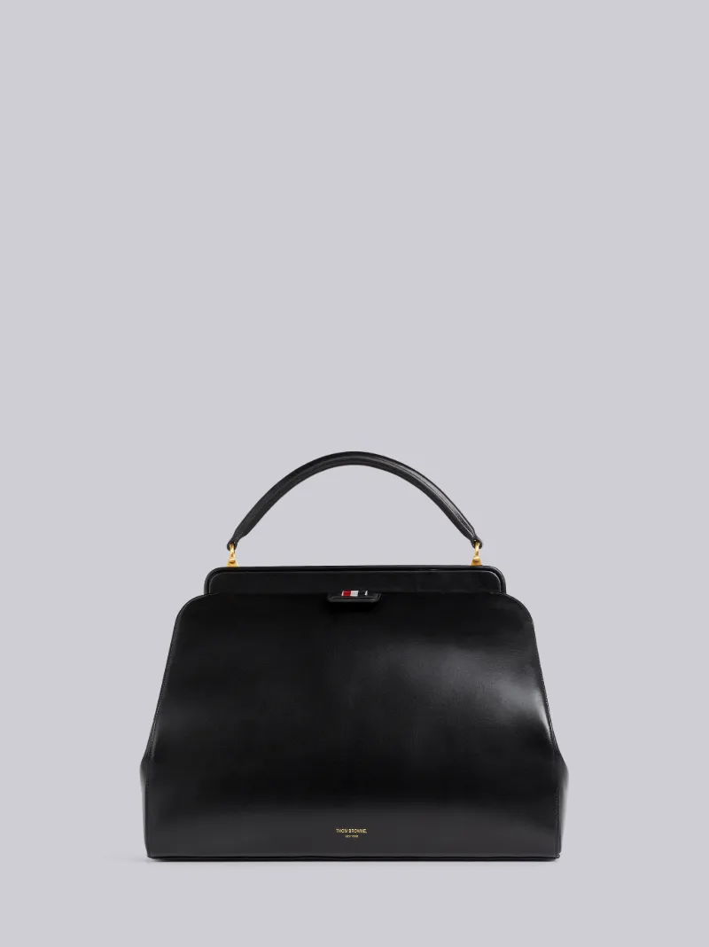 Black Box Calfskin Large Doctor Bag Black Box Calfskin Large Doctor Bag