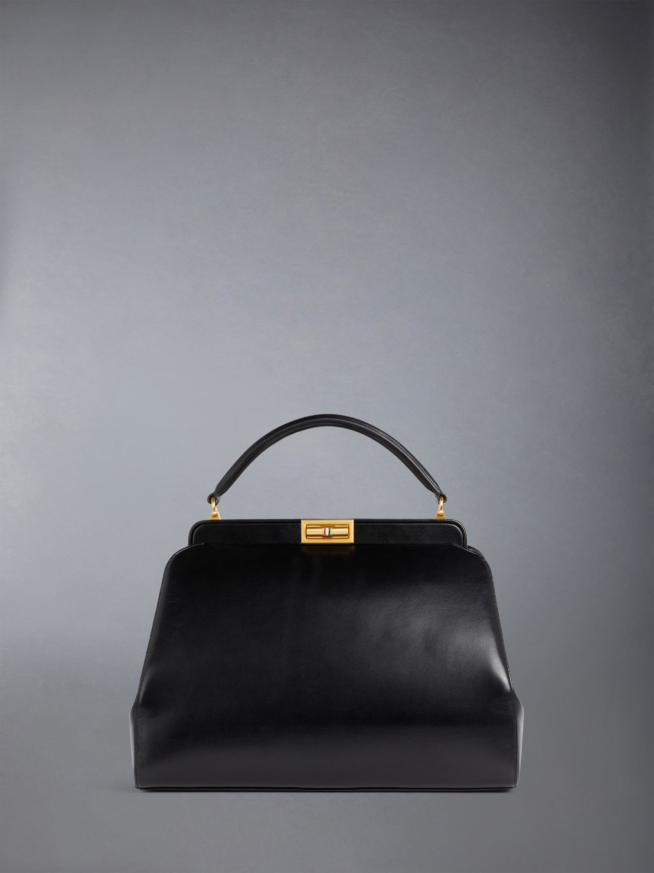 Thom Browne - Black Box Calfskin Large Doctor Bag - One Size - Black - Female