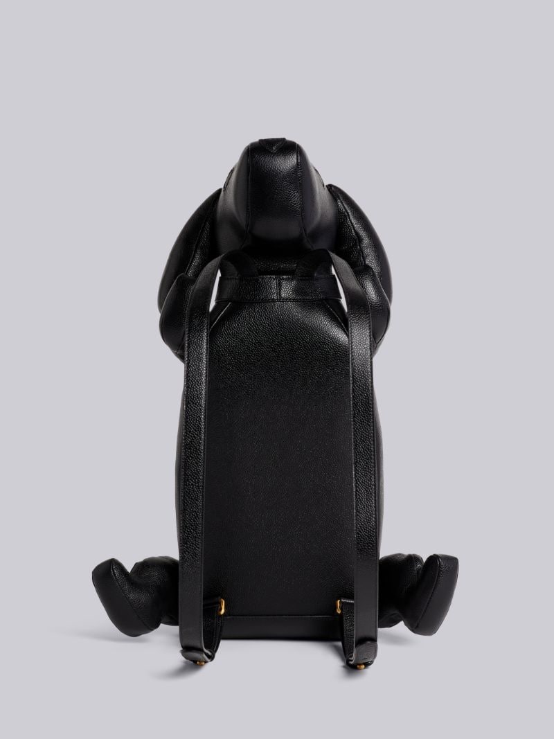 Black Calf Leather Hector Backpack