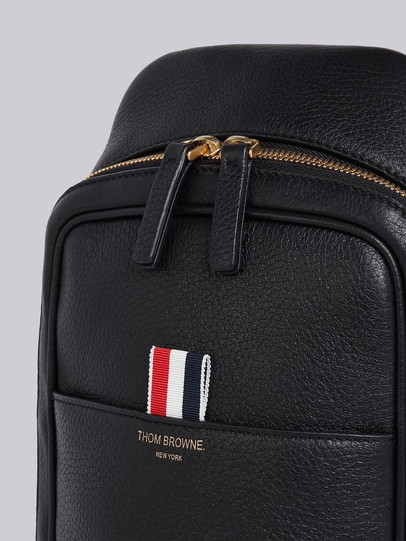 Black Deerskin Bum Bag Crossbody Thom Browne Official