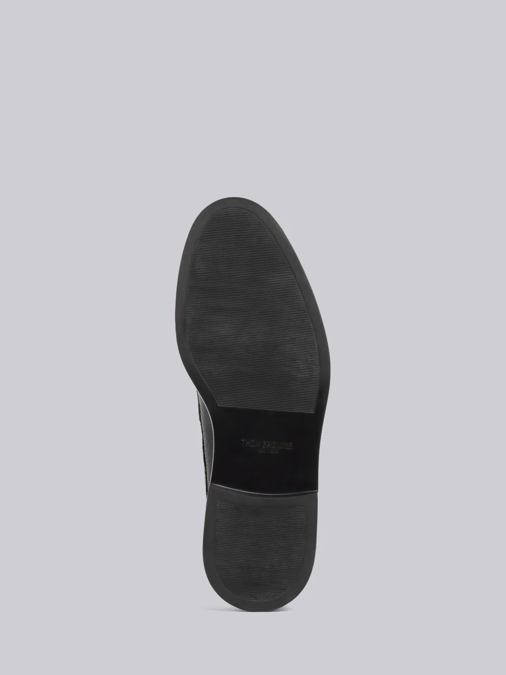 Black Pebbled Calfskin Penny Loafer Mule | Thom Browne Black Pebbled Calfskin Penny Loafer Mule | Thom Browne