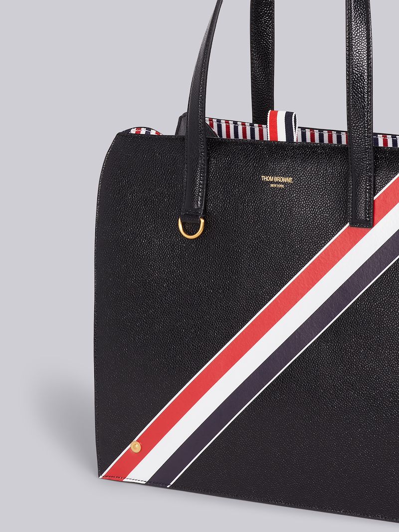 Black Pebbled RWB Frame Mrs. Thom Tote