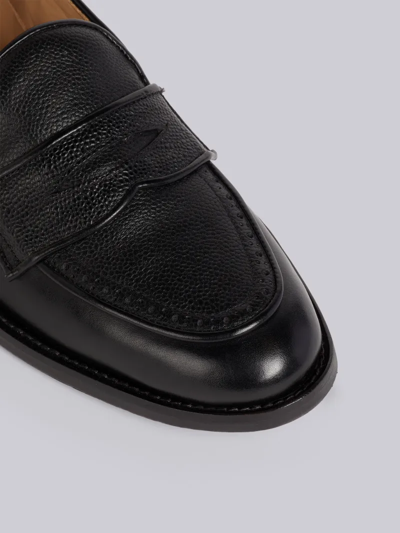 Black Vitello Calf Leather Flexible 