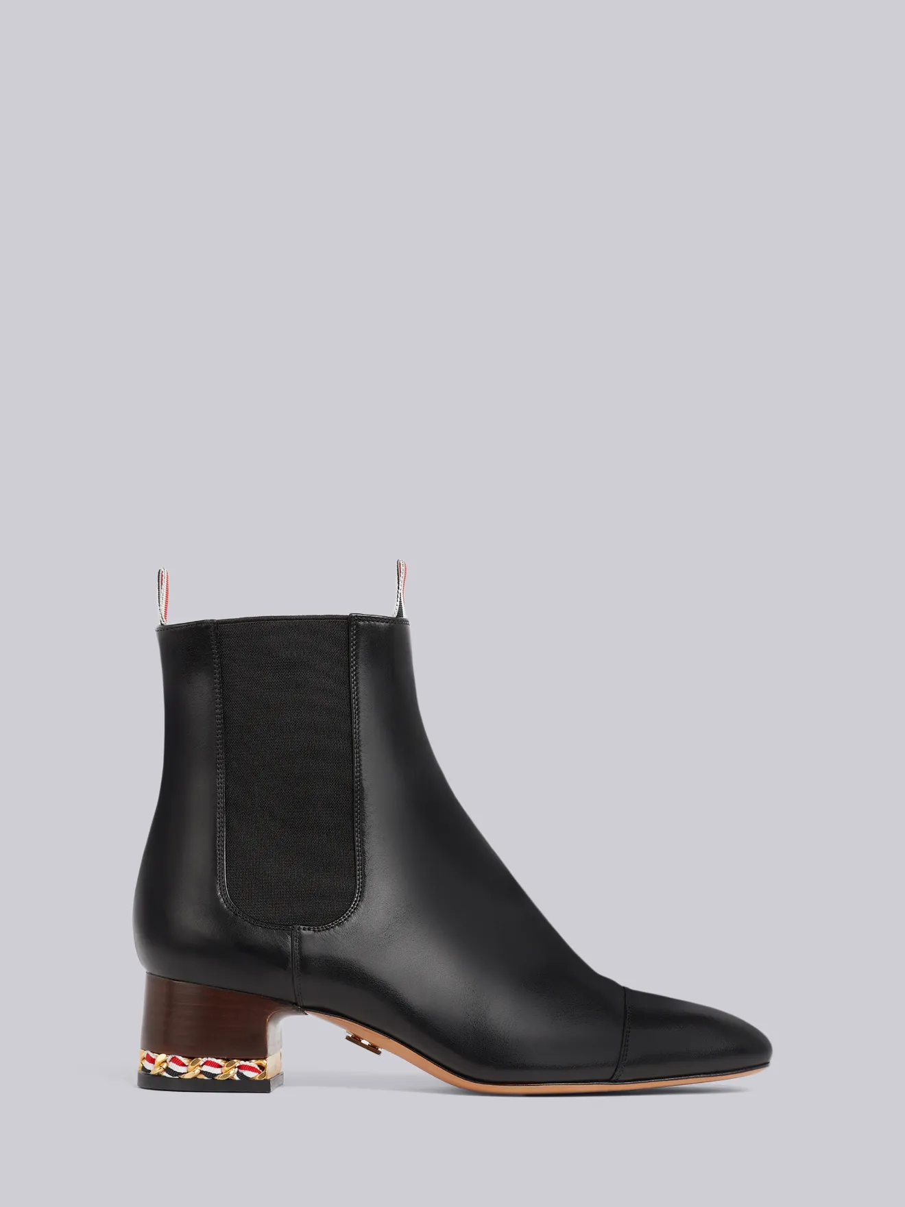 block heel chelsea boots black