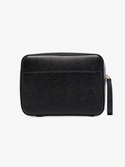 black leather dopp kit