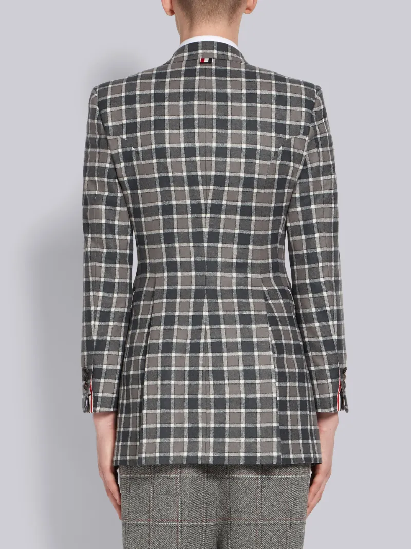 Box Check Flannel Suiting Sport Coat | Thom Browne Official