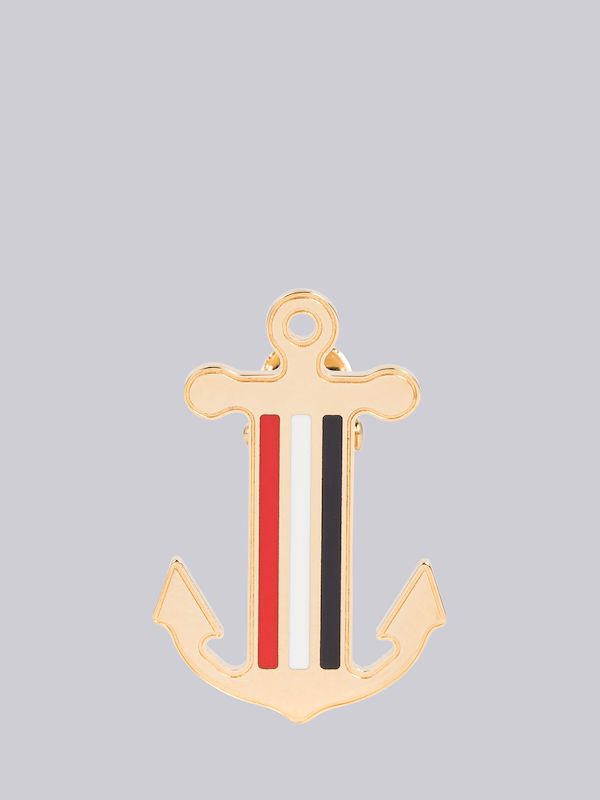 Brass Anchor Tie Bar