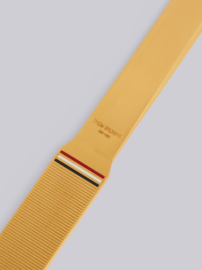 Brass Gold Multi-Color Enamel Stripe Letter Opener