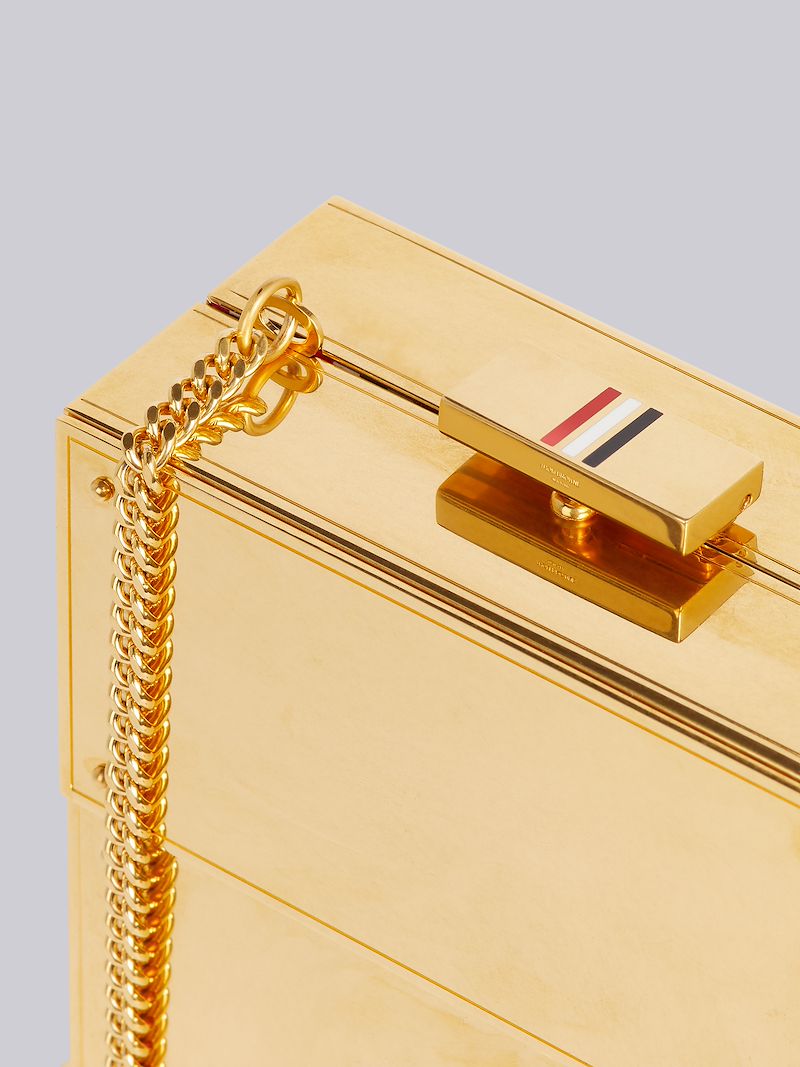 Brass Mrs. Thom Minaudiere Chain Bag