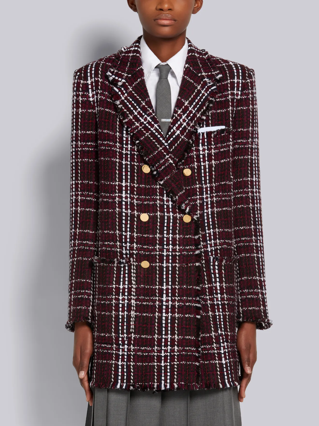 tartan check jacket