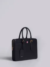 Business Bag in Black Pebble Grain