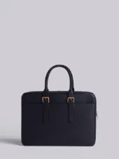 Business Bag in Black Pebble Grain