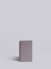 Business Card Holder In Medium Grey Pebble Grain