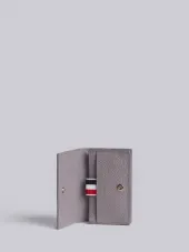 Business Card Holder In Medium Grey Pebble Grain