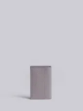 Business Card Holder In Medium Grey Pebble Grain