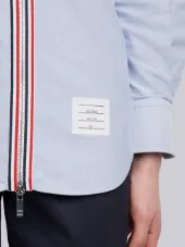 button down zip front shirt