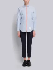 button down zip front shirt